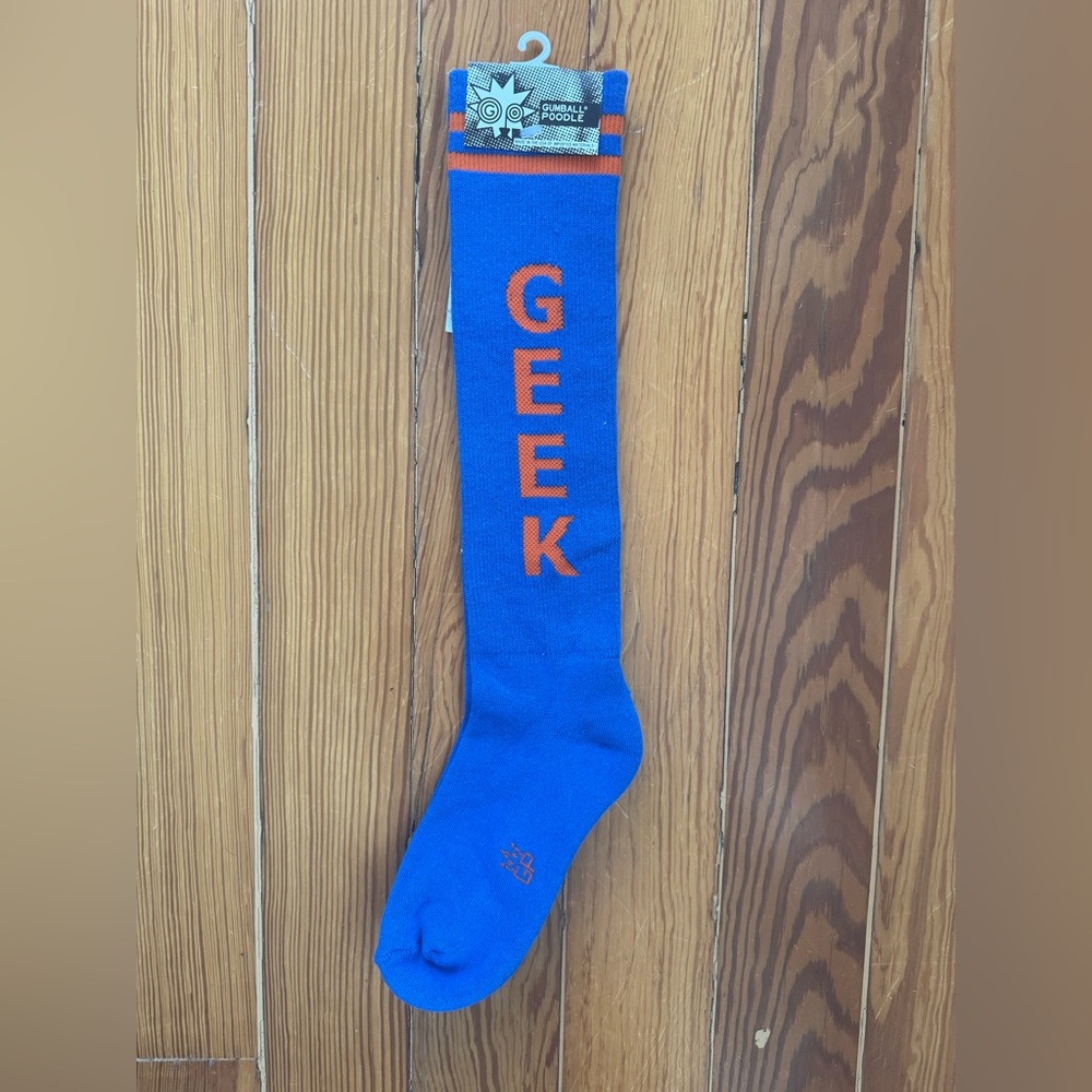 NWT Gumball Poodle Geek Socks